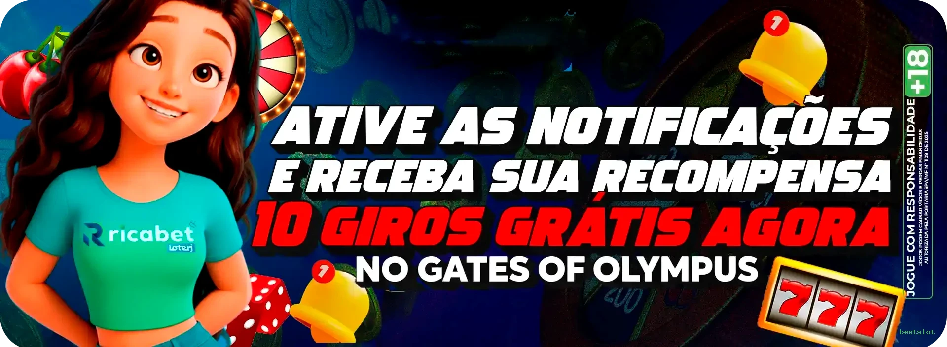 Imagem promocional do aplicativo mobile da bestslot